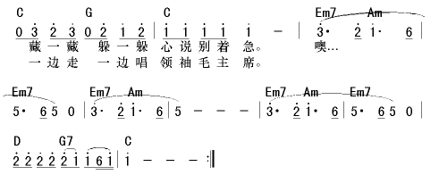 《新长征路上的摇滚》简谱