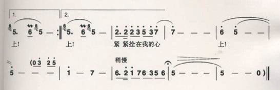 《祖国的怀抱》简谱