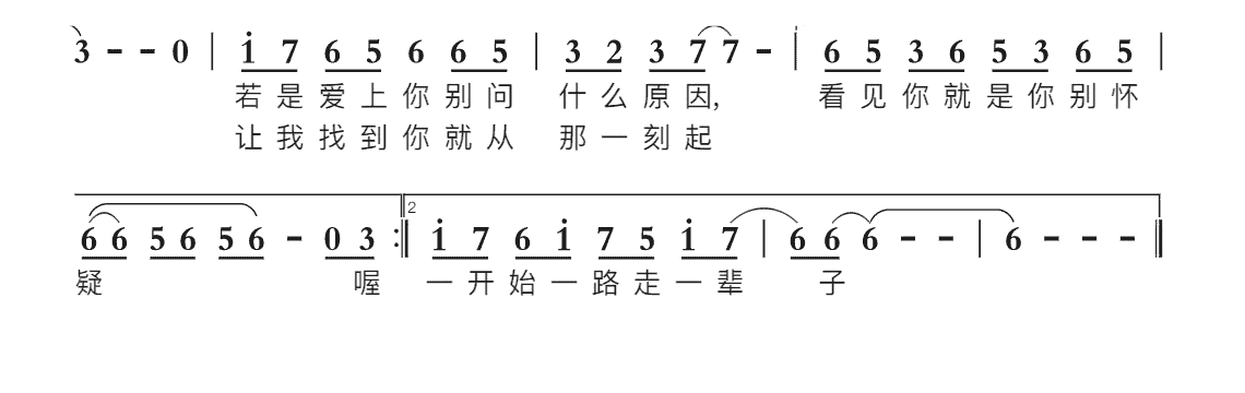 《我要找到你》简谱
