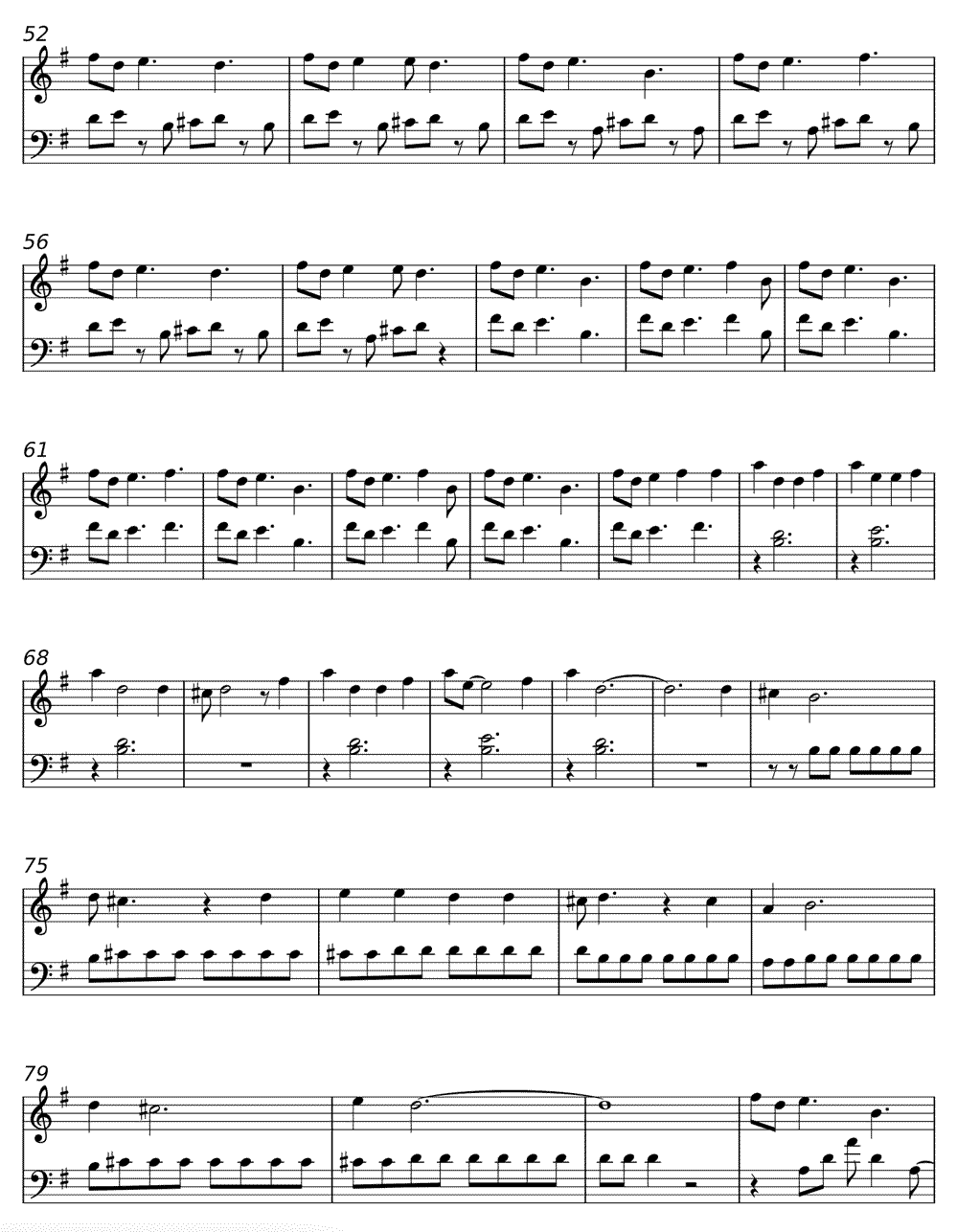 《Take Me Hand》五线谱