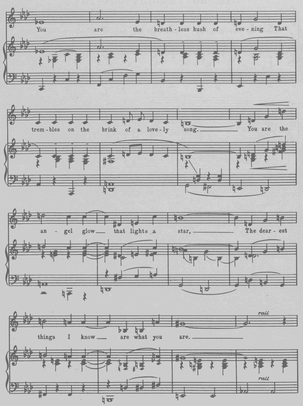 《All the Things You Are》五线谱