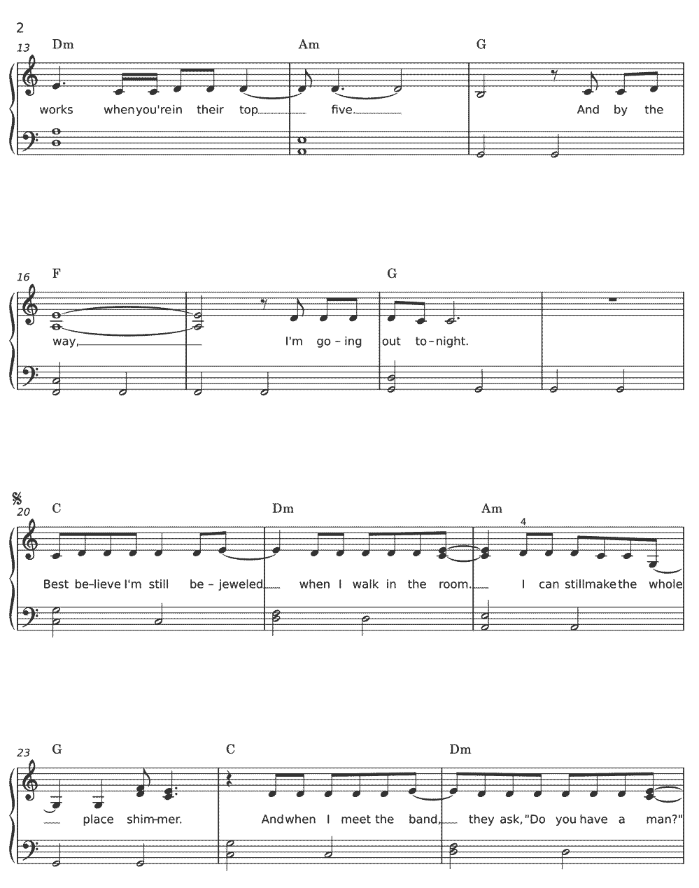 《Bejewelled 珠光宝气》简谱