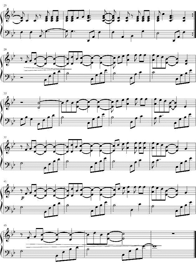 《This Is It》五线谱