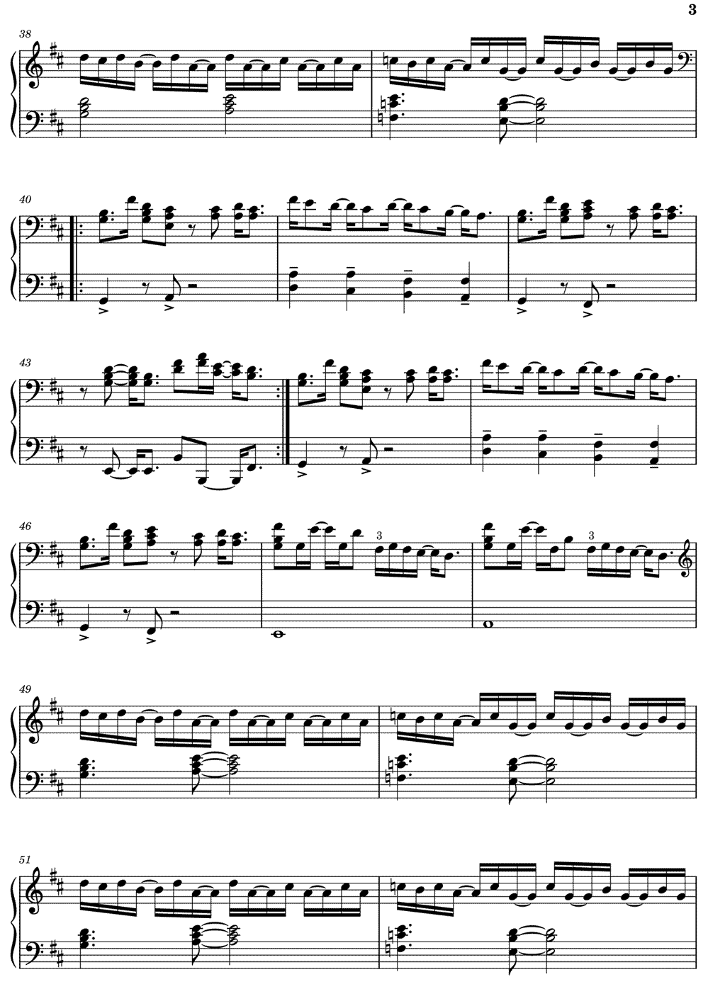 《Human Nature》五线谱
