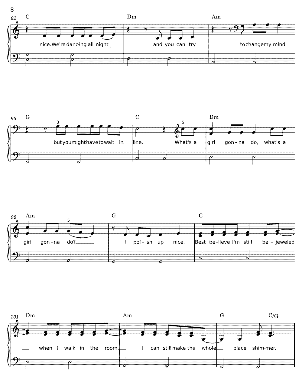 《Bejewelled 珠光宝气》简谱