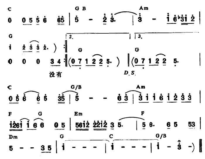 《诚恳》简谱