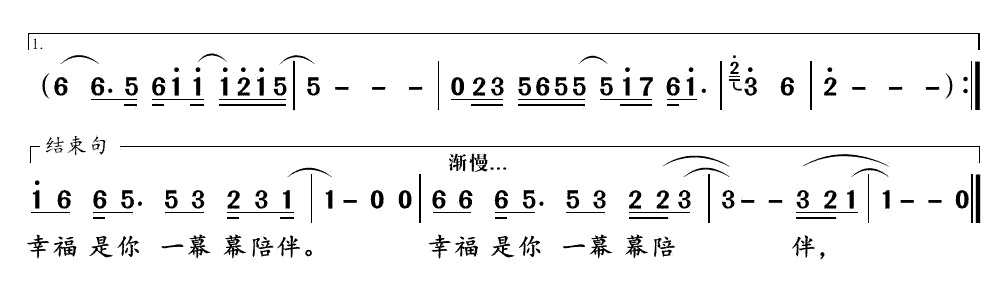 《人生路漫漫》简谱